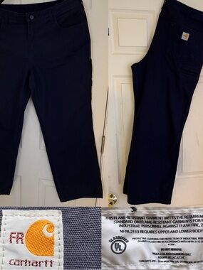 Carhartt Woman’s FR Cargo Work Pants - Black